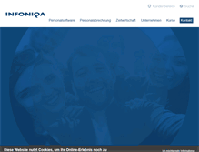 Tablet Screenshot of infoniqa.com