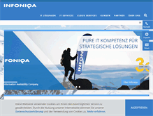 Tablet Screenshot of infoniqa.ch